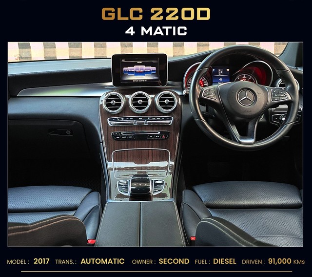 Mercedes-Benz GLC 220d 4MATIC Style Second-hand 2017 Mercedes-Benz GLC 220d 4MATIC Style for sale in New Delhi-7
