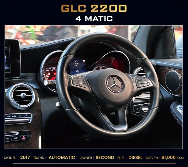 Mercedes-Benz GLC 220d 4MATIC Style Second-hand 2017 Mercedes-Benz GLC 220d 4MATIC Style for sale in New Delhi-10