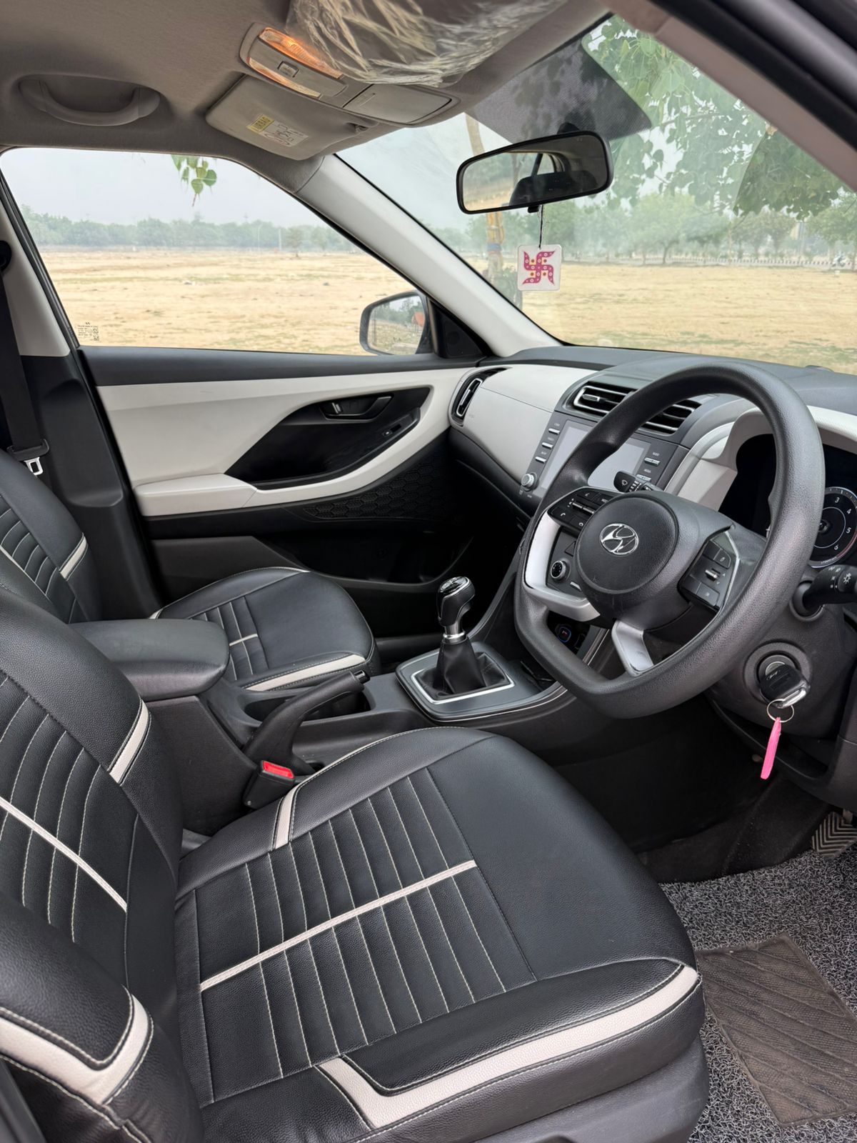 Polka Dot Color Block Off-Shoulder Crop Top main image 0
