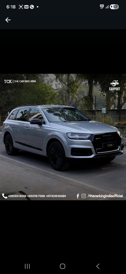 Second-hand 2017 Audi Q7 45 TDI Quattro Premium Plus for sale in New Delhi