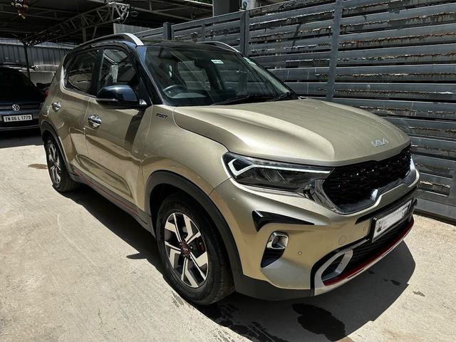 Kia Sonet GTX Plus Turbo DCT DT Second-hand 2021 Kia Sonet GTX Plus Turbo DCT DT for sale in Chennai