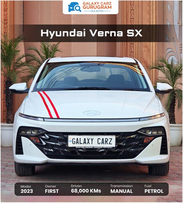 Hyundai Verna एसएक्स Second-hand 2023 Hyundai Verna एसएक्स for sale in Gurgaon