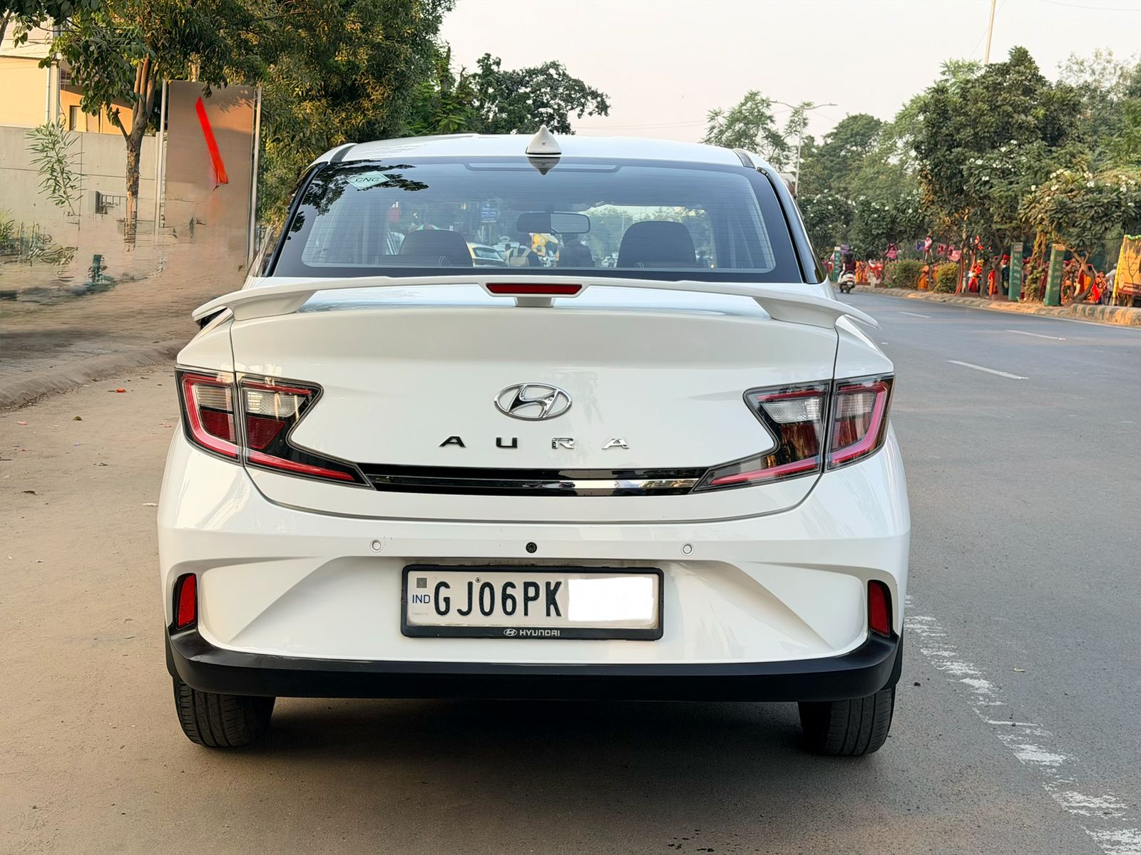 Auga Car Buy Used Hyundai Aura S CNG of 2022 model @ 5,85,000 INR in Vadodara ...